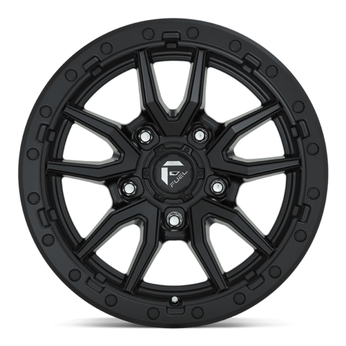 Fuel 1PC D679 Rebel 17x9 Matte Black Wheel for 5x150 Bolt Pattern with 110.10mm Center Bore