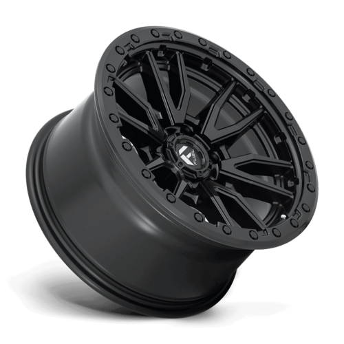 Fuel 1PC D679 REBEL 17x9 Matte Black Wheel with 6x139.7 Bolt Pattern and +1 Offset