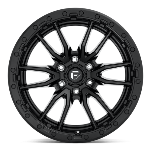 Fuel 1PC D679 Rebel 20x10 Matte Black Wheel with -18 Offset and 6x139.7 Bolt Pattern