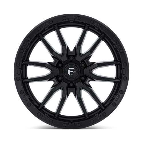 Fuel 1PC D679 REBEL 22x10 Matte Black Wheel with 6x139.7 Bolt Pattern and -13 Offset