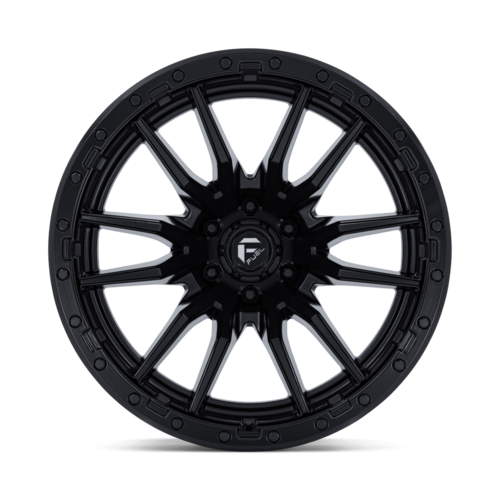 Fuel 1PC D679 REBEL 22x12 Matte Black Wheel with 6x139.7 Bolt Pattern and -44 Offset