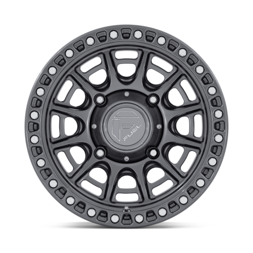 Fuel UTV FV832 Cycle UTV 15x7 Gloss Gunmetal Wheel with 4x156 Bolt Pattern and +38 Offset