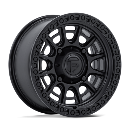 Fuel UTV FV832 Cycle UTV 15x7 Matte Black with Gloss Black Lip Wheel