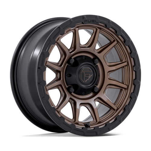 Fuel UTV FV866 Piston 15x7 Matte Bronze Wheel with Matte Black Lip and 4x156 Bolt Pattern