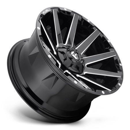 FUEL CONTRA D615 WHEELS 5X5.5(139.7) & 5X150 - GLOSS BLACK & MILED