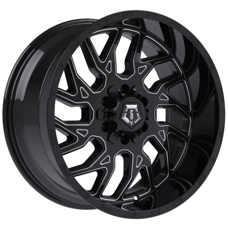 TIS OFF-ROAD 544BM 2.0 WHEELS 8X170 - GLOSS BLACK & MILLED