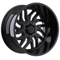 18X9 TIS 544B OFF-ROAD WHEELS WITH 8X6.5(165.1) AND +18 OFFSET - GLOSS BLACK