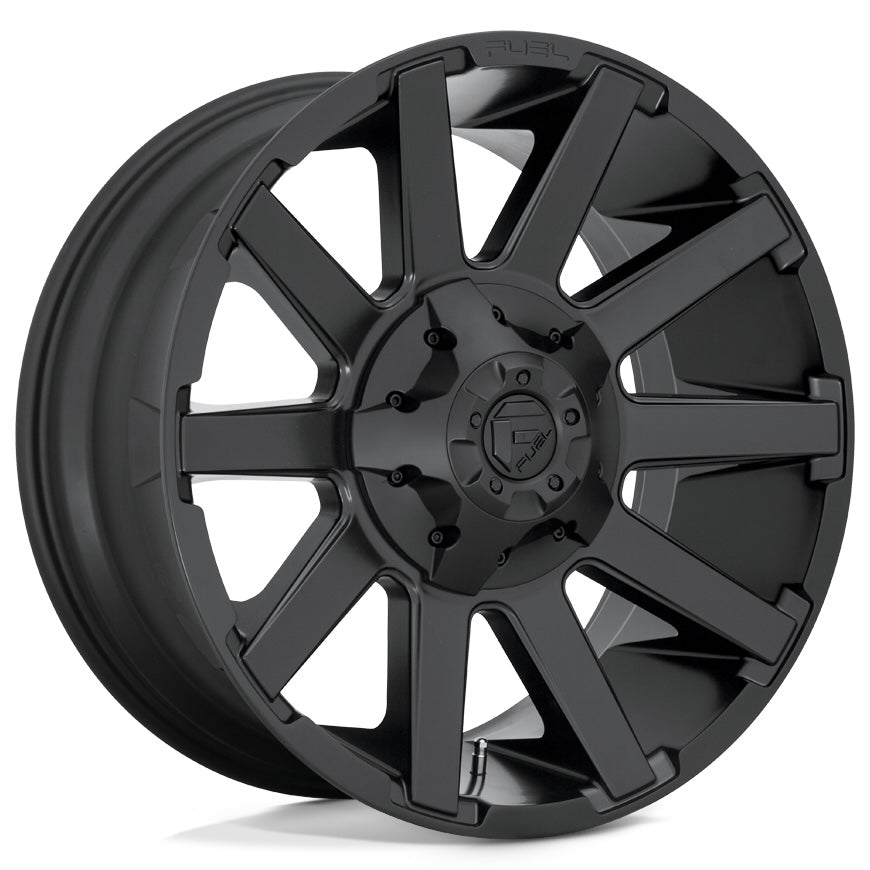 FUEL CONTRA D437 WHEELS 5X5.5(139.7) & 5X150 - SATIN BLACK