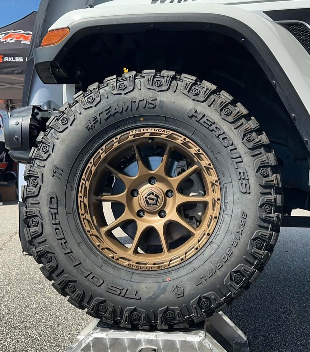 17X9 TIS OFF-ROAD 563BZ WHEELS 5X5.0(127) - 12 OFFSET - SATIN BRONZE