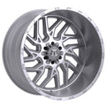 22X12 TIS OFF-ROAD 544BSM WHEELS 8X180, -44 OFFSET - SILVER BRUSHED