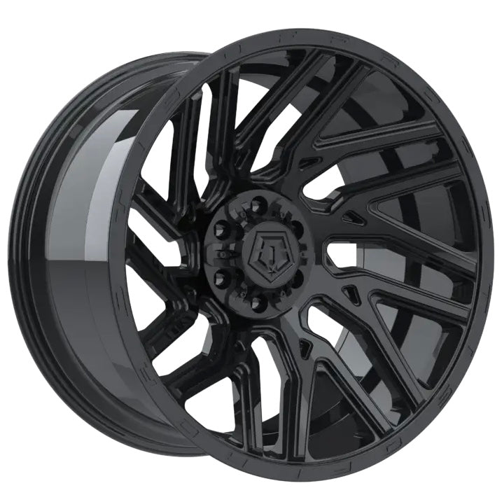 20X10 TIS OFF-ROAD 554B WHEELS 8X6.5(165.1) - GLOSS BLACK