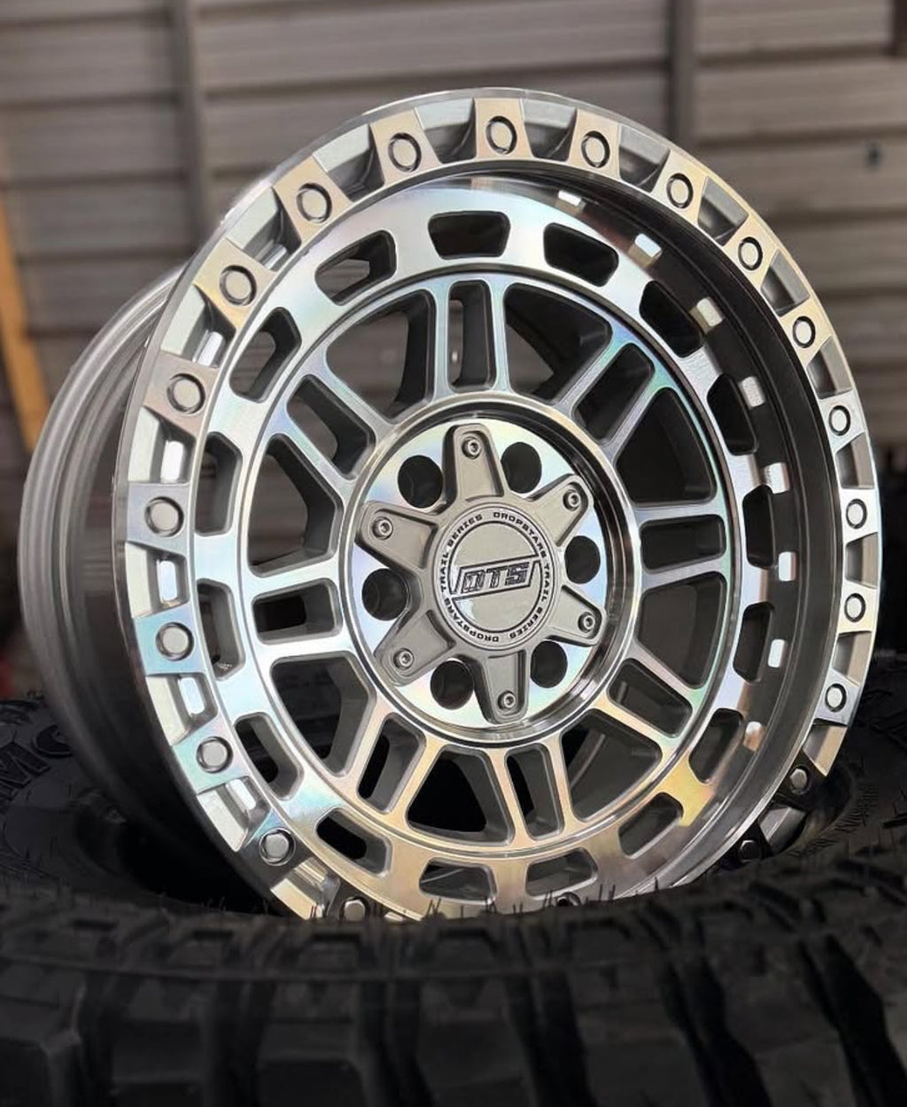 Dropstars Trail Series 20x9 Cast Aluminum Wheel - 8x180 Bolt Pattern, +00 Offset, Hub Centric for Off-Road Vehicles
