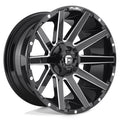 FUEL CONTRA D615 WHEELS 5X5.5(139.7) & 5X150 - GLOSS BLACK & MILED