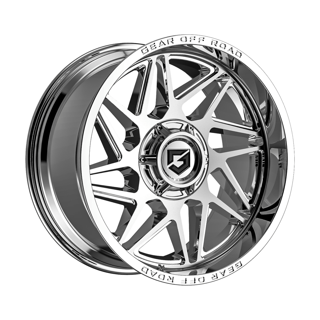 Gear Off Road 761C Ratio 18x9 Cast Aluminum Wheel with 8x180 Bolt Pattern and +18 Offset