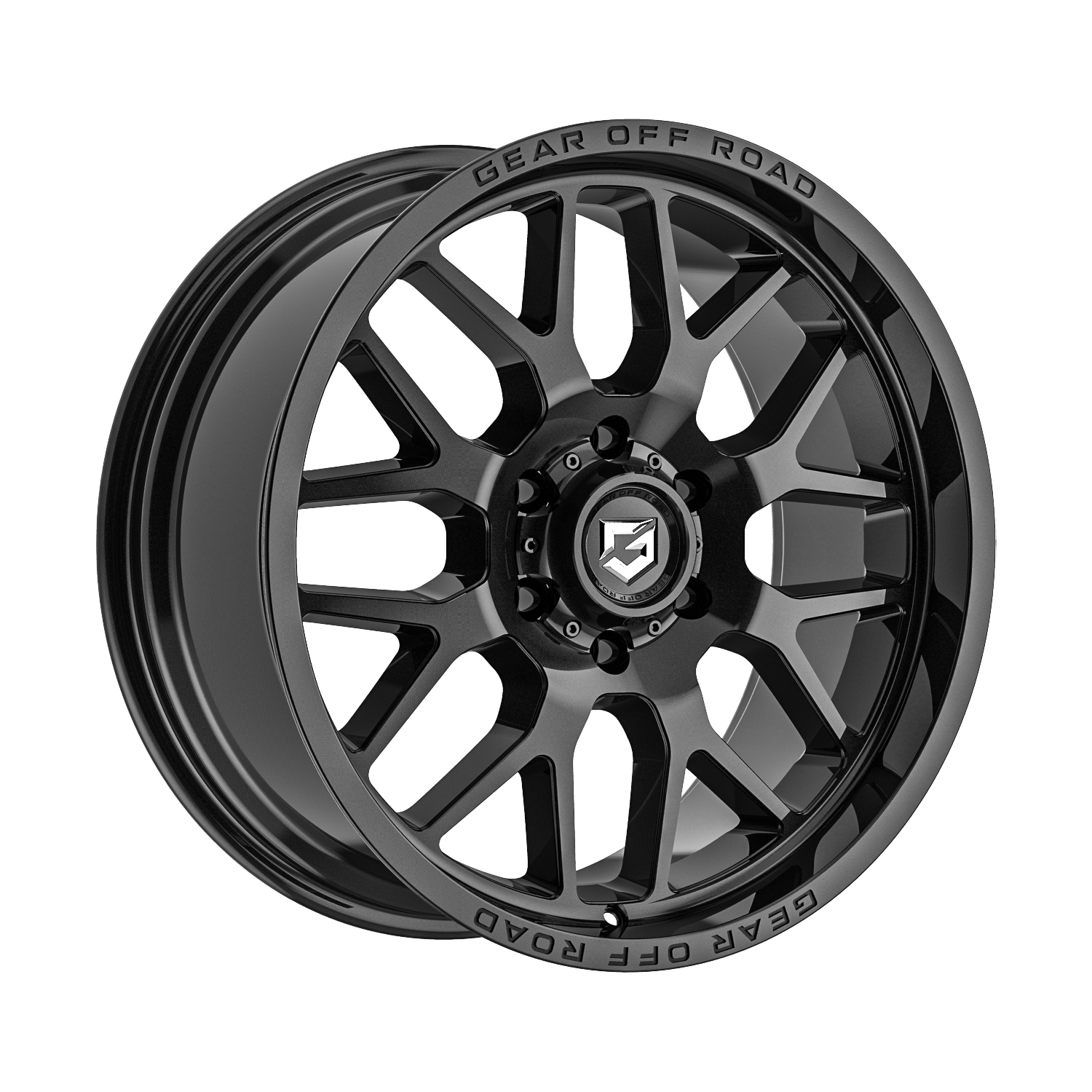 Gear Off Road 763B Raid 20x9 Cast Aluminum Wheel with +18 Offset and 5x5.50 Bolt Pattern