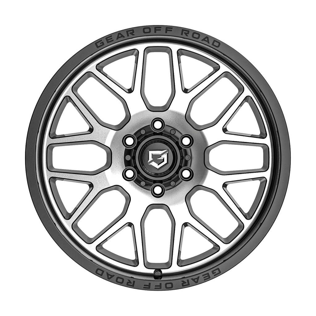 Gear Off Road 763MB RAID 20x9 Cast Aluminum Wheel with +18 Offset and 6x5.50 Bolt Pattern