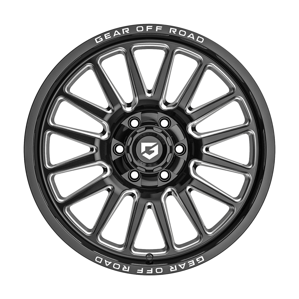 Gear Off Road 764BM 20x10 Cast Aluminum Wheel with 8x170 Bolt Pattern and -19 Offset