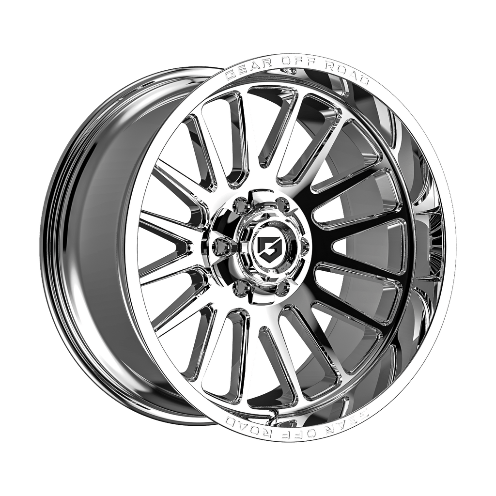 Gear Off Road 764C 20x9 Cast Aluminum Wheel with 6x135 and 6x5.50 Bolt Pattern, +18 Offset
