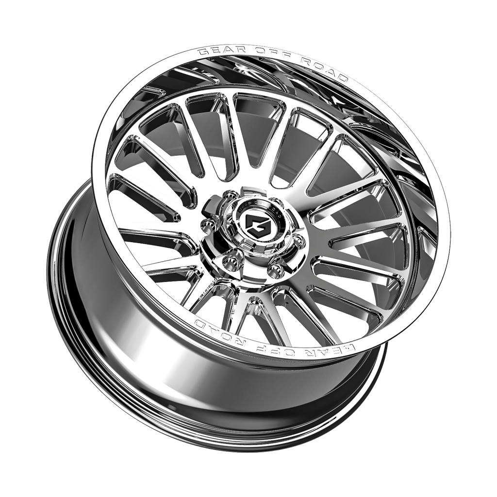 Gear Off Road 764C 20x9 Cast Aluminum Wheel with 6x135 and 6x5.50 Bolt Pattern, +18 Offset