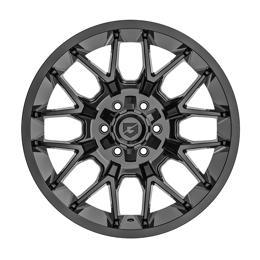 Gear Off Road 768B 20x9 Cast Aluminum Wheel with 8x170 Bolt Pattern and +18 Offset