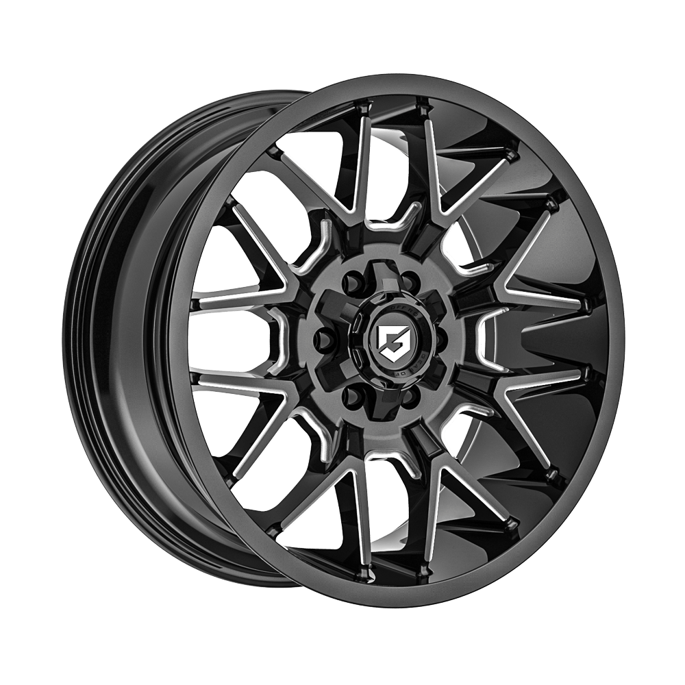Gear Off Road 768BM 20x9 Cast Aluminum Wheel with 5x4.50 / 5x5.00 Bolt Pattern and +0 Offset