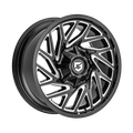 Gear Off Road 769BM 18x9 Cast Aluminum Wheel with 8x180 Bolt Pattern and +18 Offset