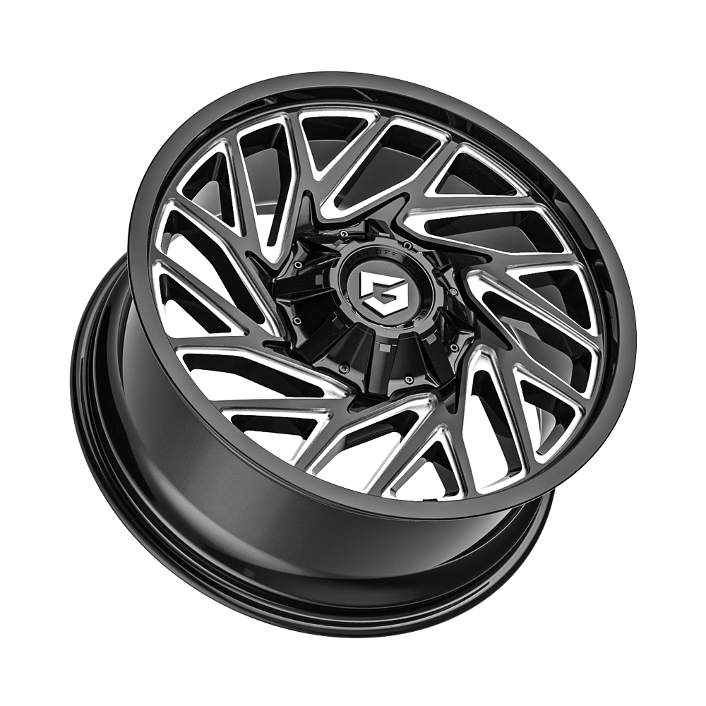 Gear Off Road 769BM 18x9 Cast Aluminum Wheel with 8x180 Bolt Pattern and +18 Offset