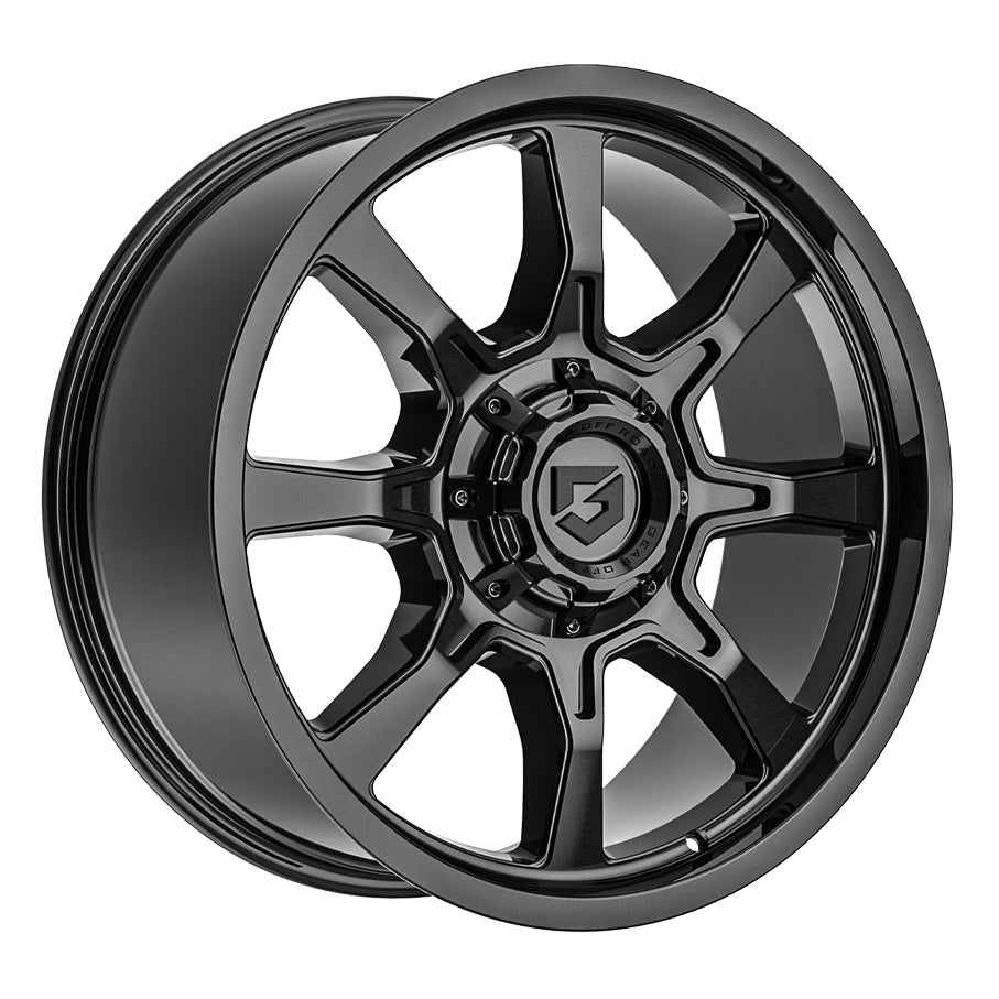 Gear Off Road 772B 17x9 Cast Aluminum Off-Road Wheel with 5X135 / 5X5.50 Bolt Patterns, +00 Offset