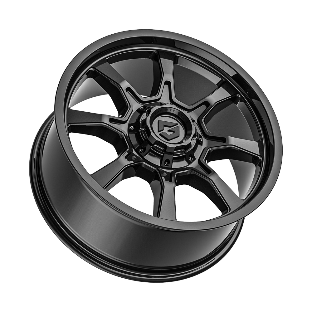 Gear Off Road 772B 17x9 Cast Aluminum Off-Road Wheel with 5X135 / 5X5.50 Bolt Patterns, +00 Offset