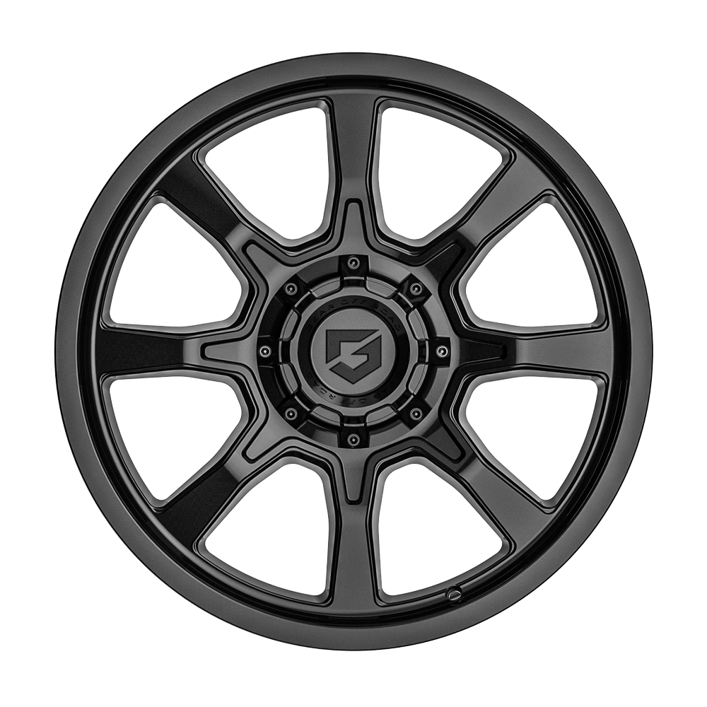 Gear Off Road 772B 17x9 Cast Aluminum Off-Road Wheel with 5X135 / 5X5.50 Bolt Patterns, +00 Offset