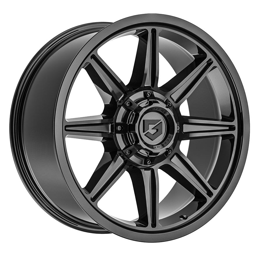 GEAR OFF-ROAD WHEELS 773B BALAST 6X5.5(139.7) & 6X135 - GLOSS BLACK