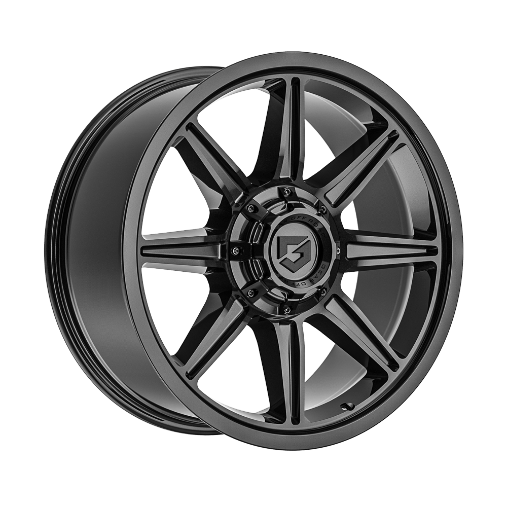 Gear Off Road 773B 17x9 Cast Aluminum Wheel with 5x135 and 5x5.50 Bolt Pattern, +00 Offset