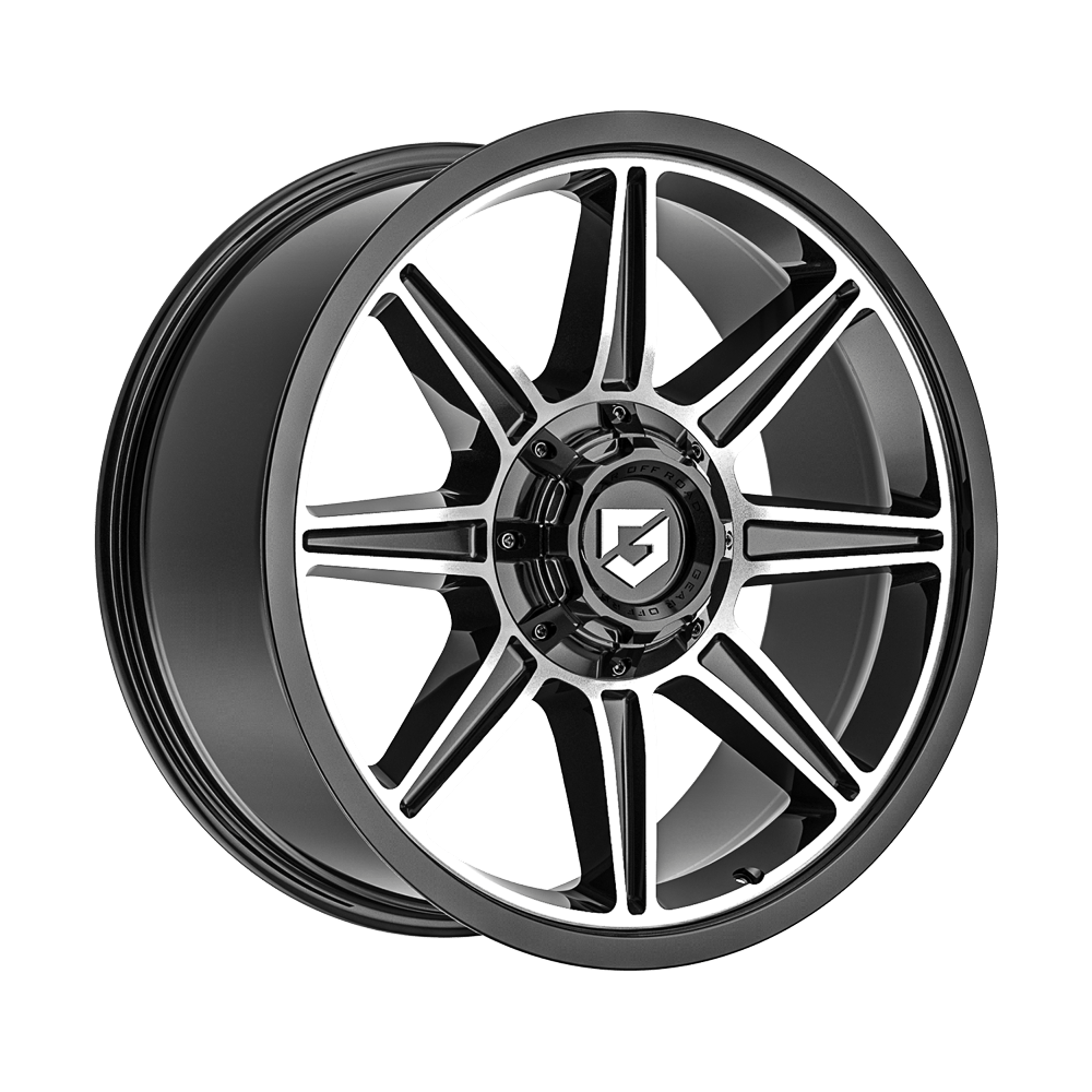 Gear Off Road 773MB  17x9 Cast Aluminum Wheel with 8x6.50 Bolt Pattern and +00 Offset