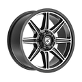 Gear Off Road 773MB  17x9 Cast Aluminum Wheel with 8x6.50 Bolt Pattern and +00 Offset