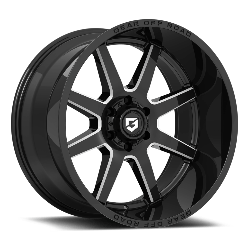 Gear Off Road 762BM Pivot 20x10 Cast Aluminum Wheel with 6x5.50 Bolt Pattern and -19 Offset