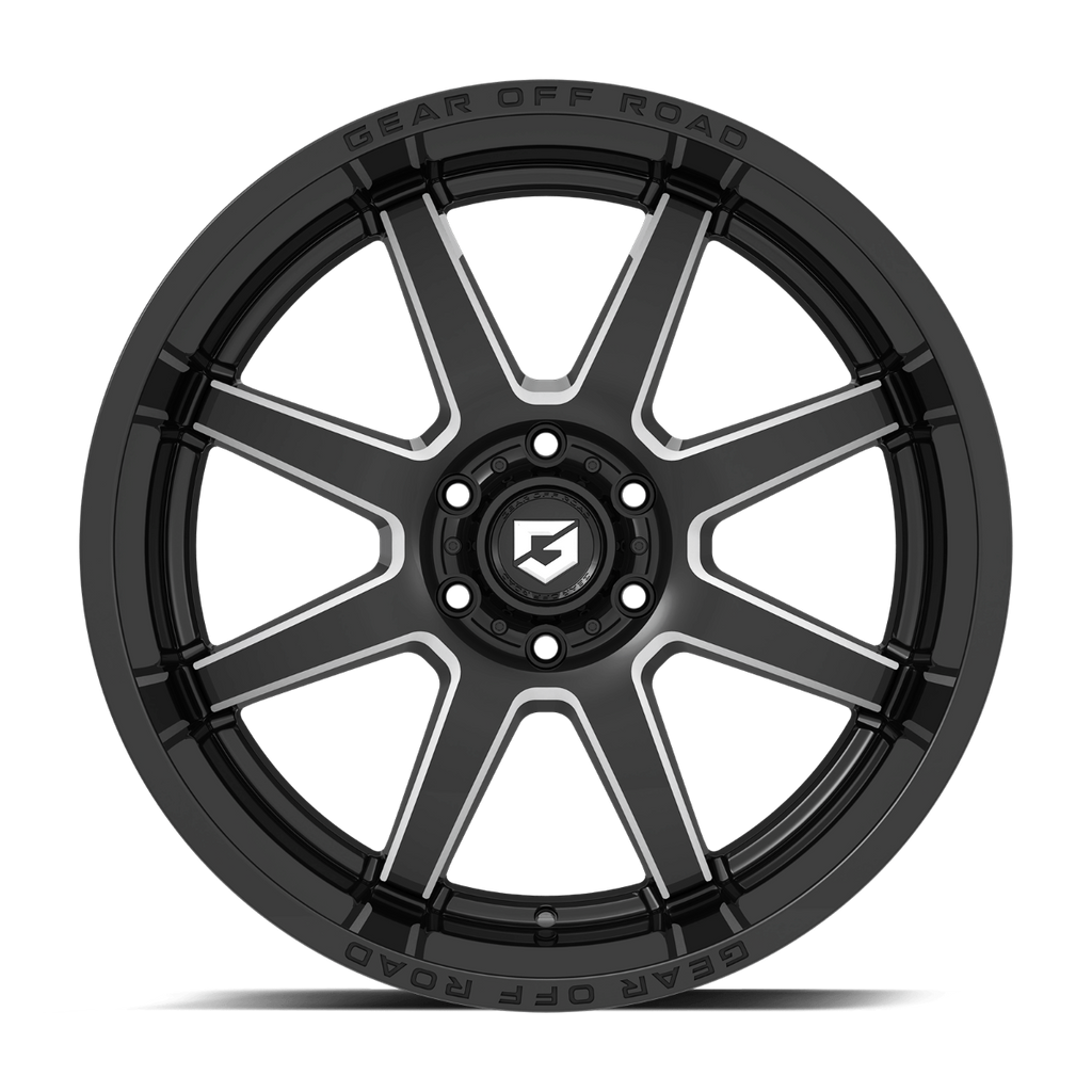 Gear Off Road 762BM Pivot 20x10 Cast Aluminum Wheel with 6x5.50 Bolt Pattern and -19 Offset