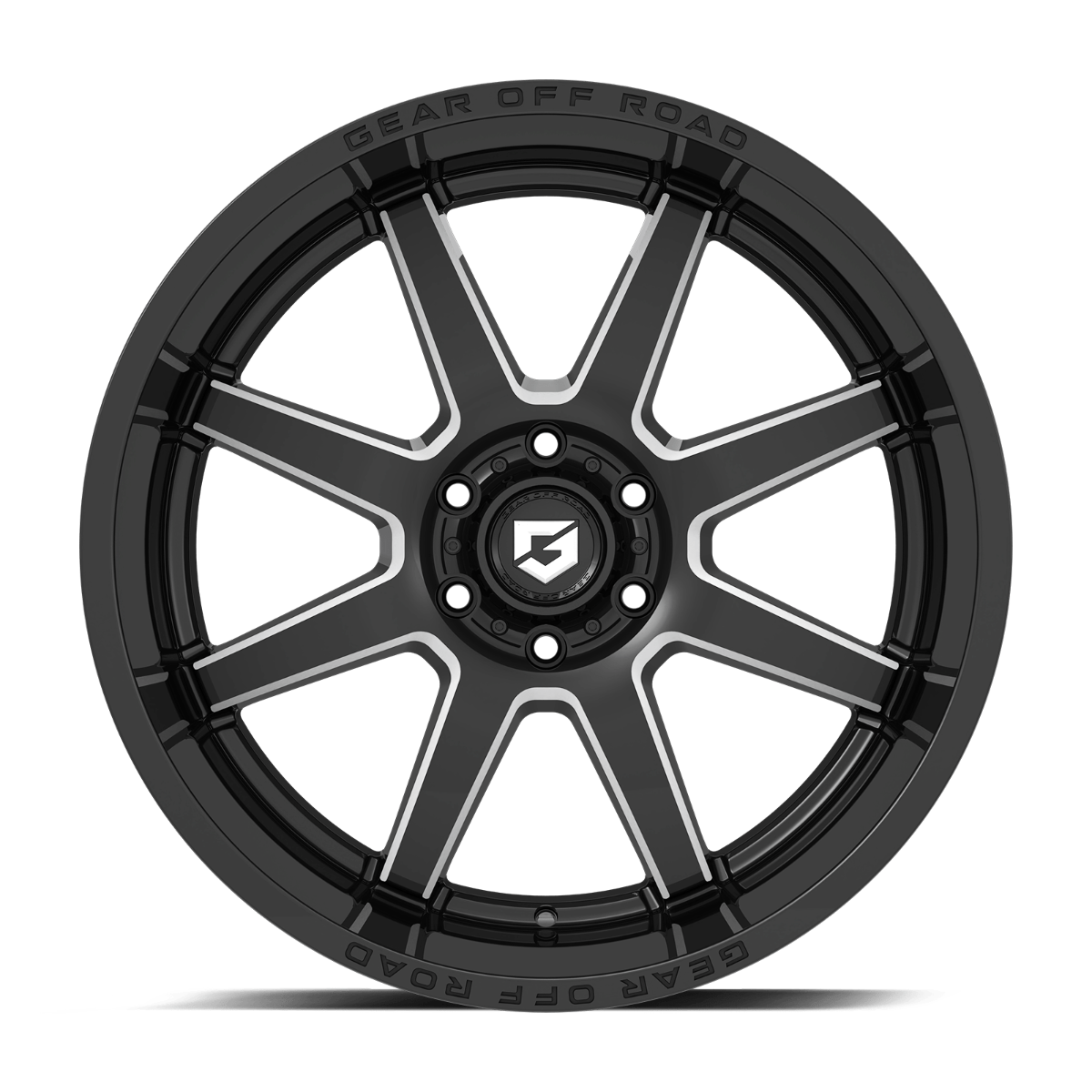 Gear Off Road 762BM Pivot 20x10 Cast Aluminum Wheel with 6x5.50 Bolt Pattern and -19 Offset