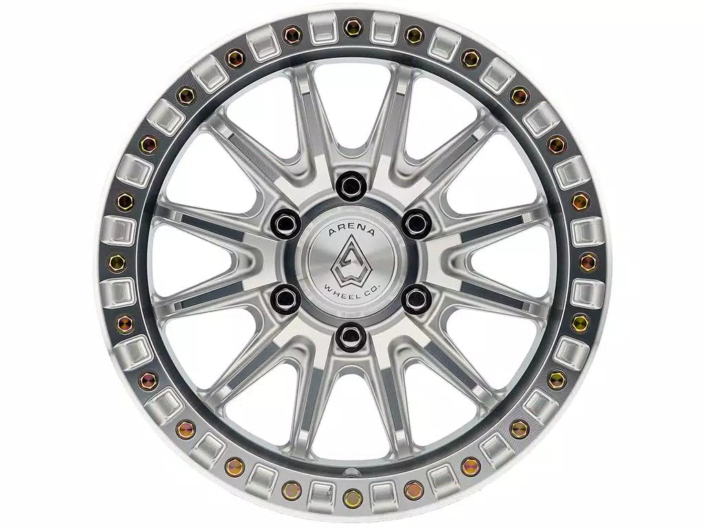 ARENA A103 MISSION WHEELS 6X135 - GLOSS SILVER MACHINED