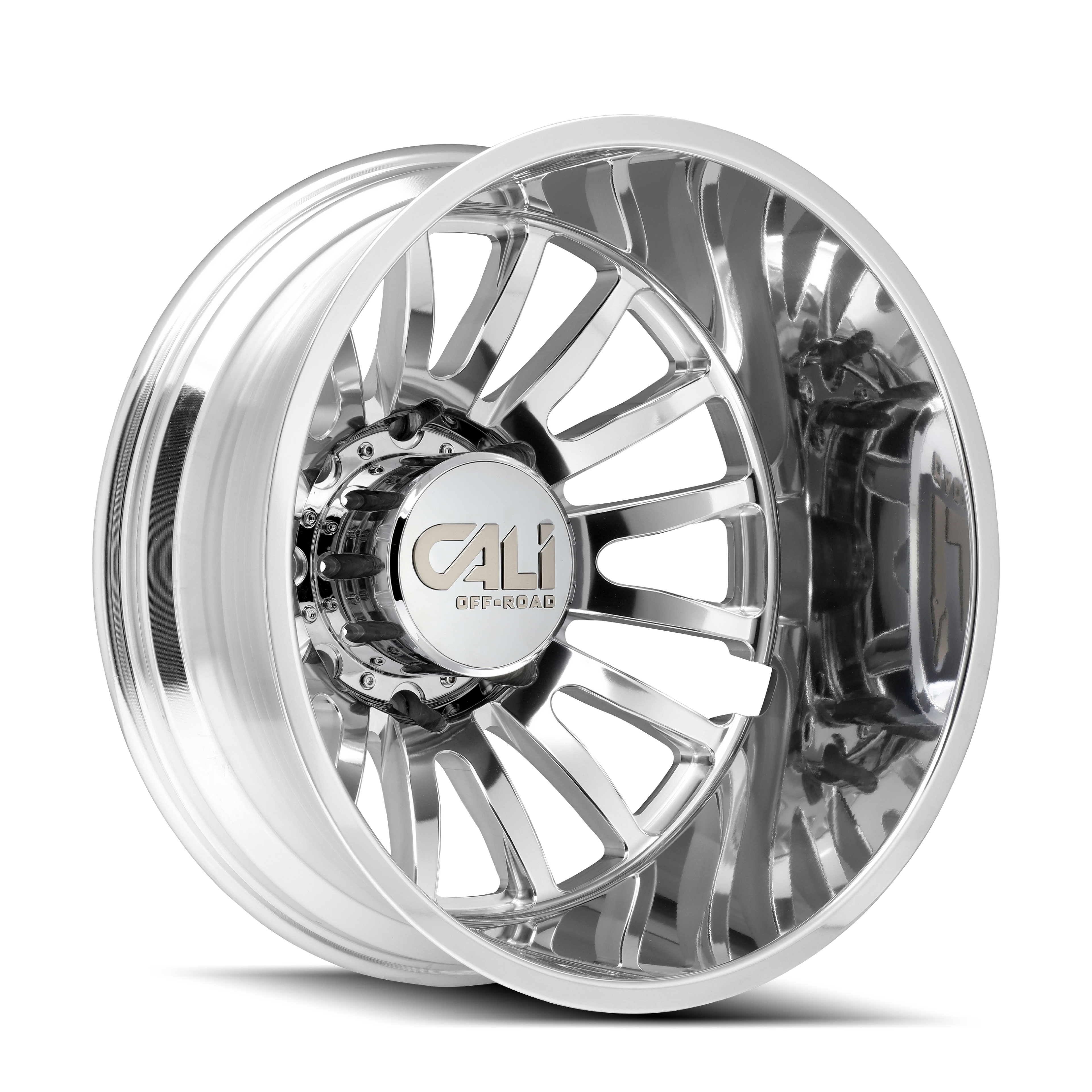 CALI OFF-ROAD SUMMIT 9110 DUALLY WHEELS 8X200 - POLISHED - SET OF 6