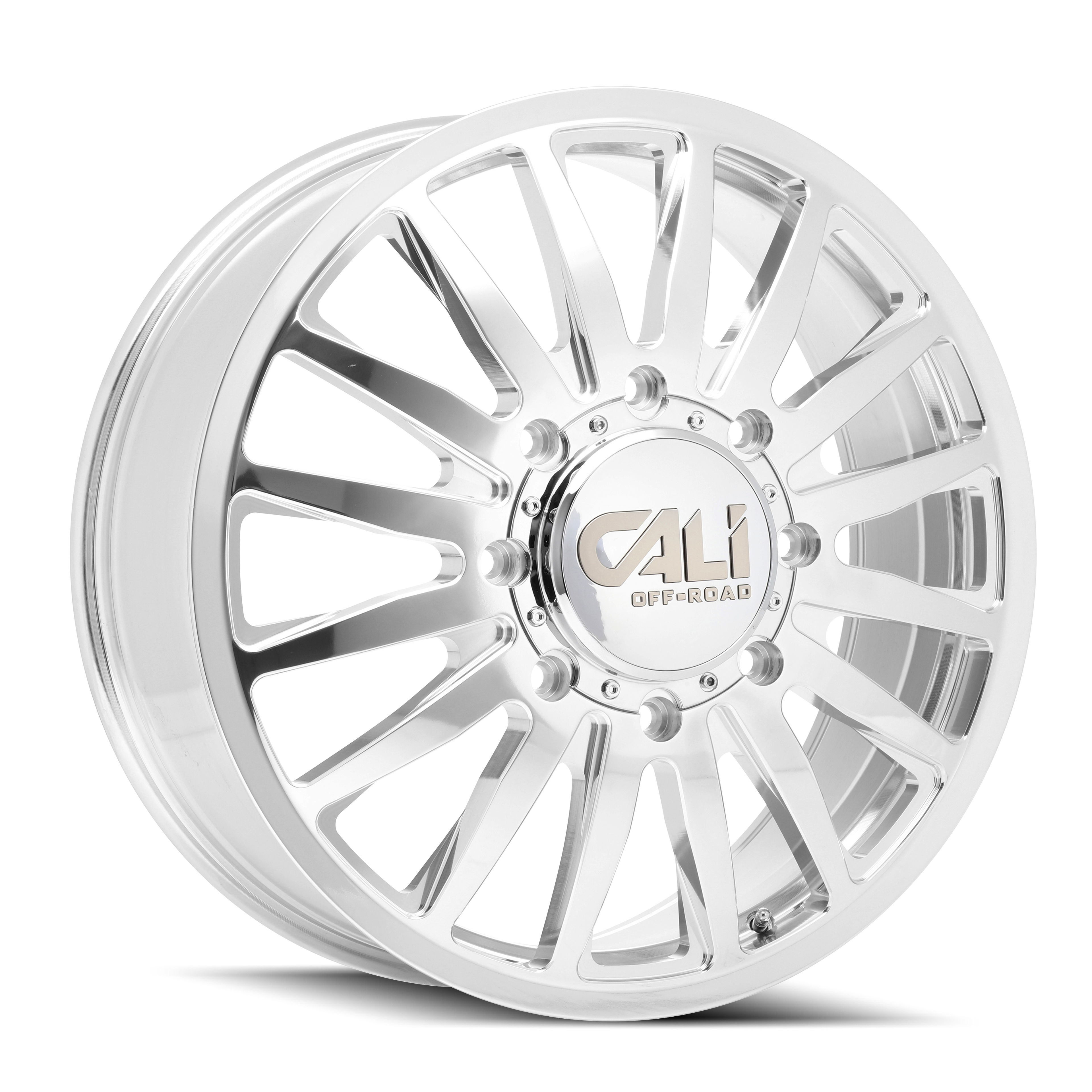 CALI OFF-ROAD SUMMIT 9110 DUALLY WHEELS 8X200 - POLISHED - SET OF 6