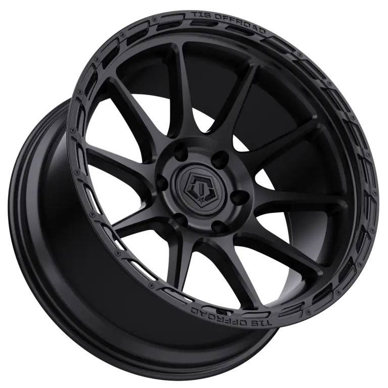 17X9 TIS 563B OFF-ROAD WHEELS - 6X135 WITH -12 OFFSET - SATIN BLACK