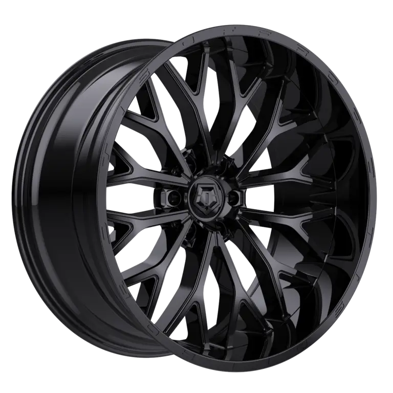 20X9 TIS 565B OFF-ROAD WHEELS - 6X135 WITH +00 OFFSET - GLOSS BLACK