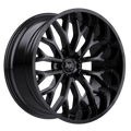 20X9 TIS 565B OFF-ROAD WHEELS - 6X135 WITH +00 OFFSET - GLOSS BLACK