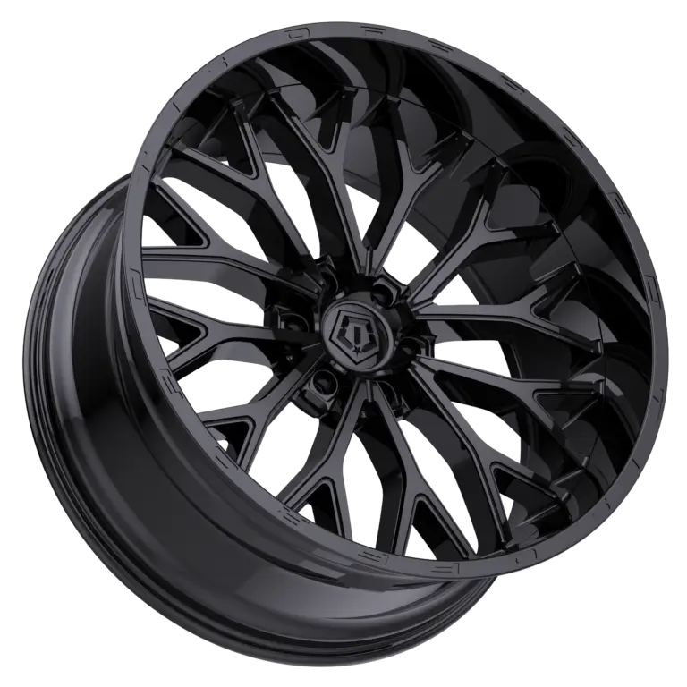 20X9 TIS 565B OFF-ROAD WHEELS - 6X135 WITH +00 OFFSET - GLOSS BLACK