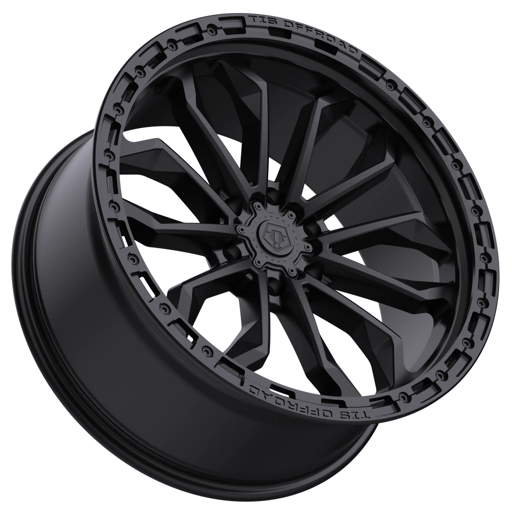 17X9 TIS 556SB OFF-ROAD WHEELS - 6X5.5 WITH -12 OFFSET - SATIN BLACK
