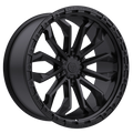20X10 TIS OFF-ROAD 556SB WHEELS 8X6.5(165.1) -20 OFFSET - SATIN BLACK