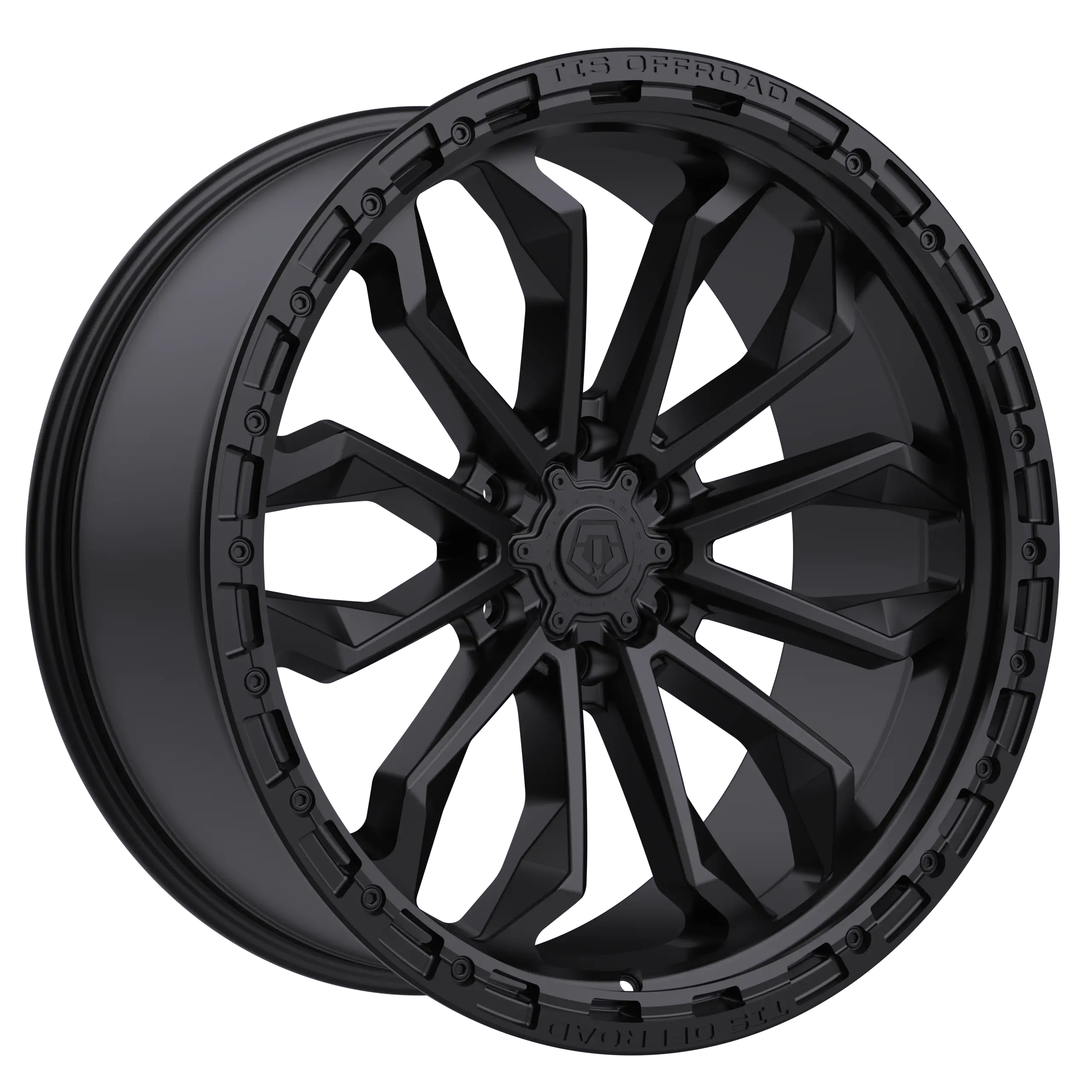 17X9 TIS 556SB OFF-ROAD WHEELS - 6X135 WITH -12 OFFSET - SATIN BLACK