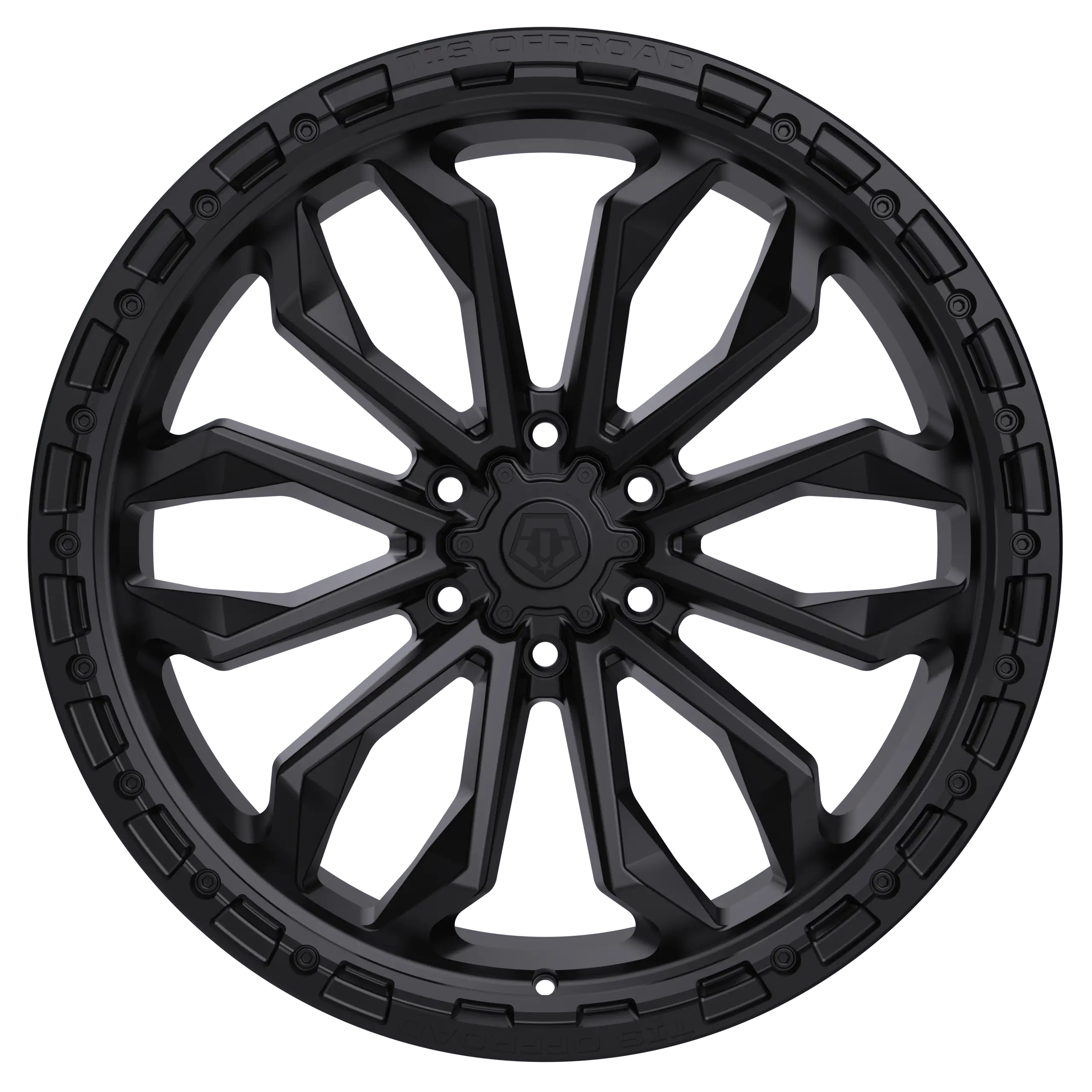 17X9 TIS 556SB OFF-ROAD WHEELS - 6X135 WITH -12 OFFSET - SATIN BLACK