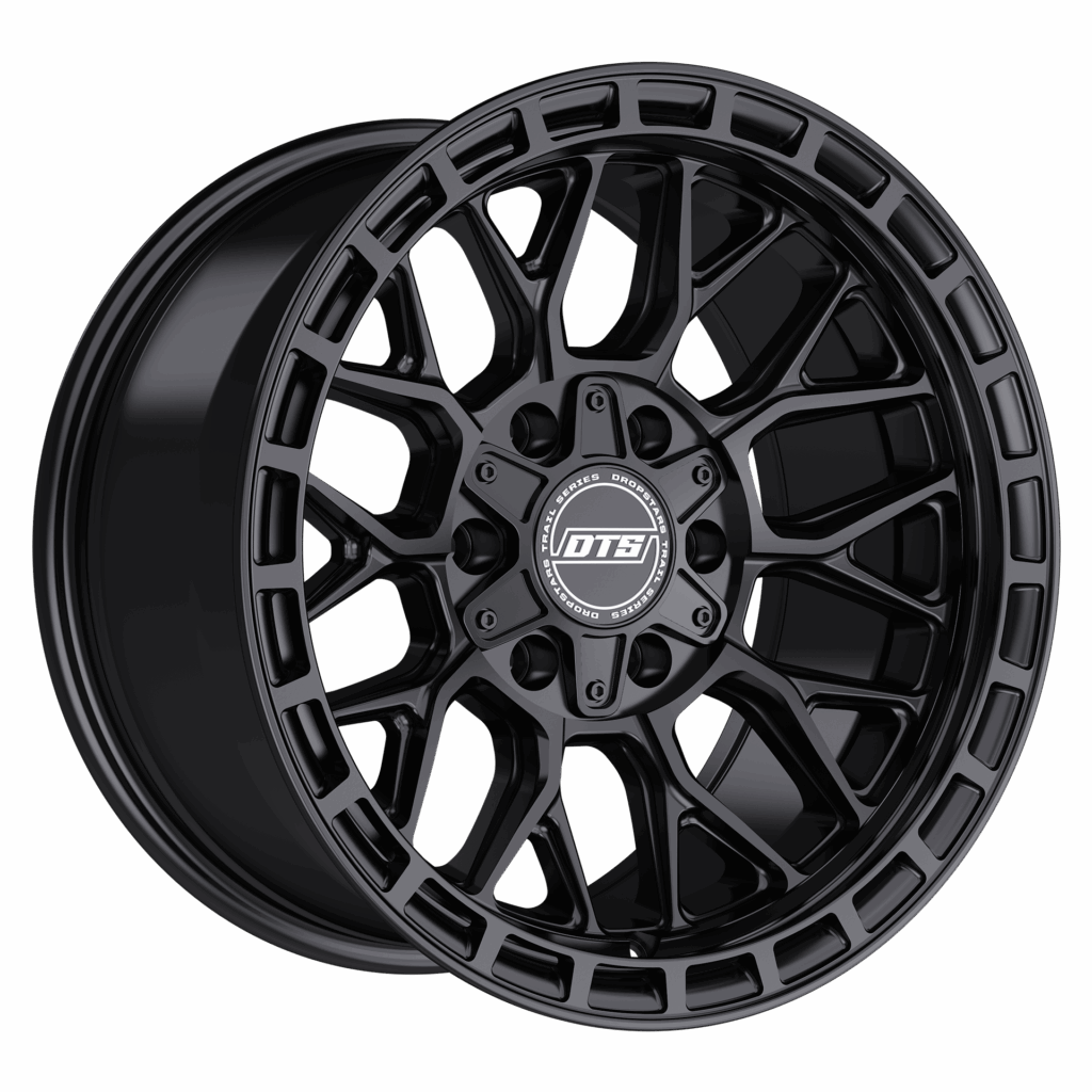 DROPSTAR TRAIL SERIES 605SB WHEELS 5X5.0(127) & 5X5.5(139.7) - SATIN BLACK