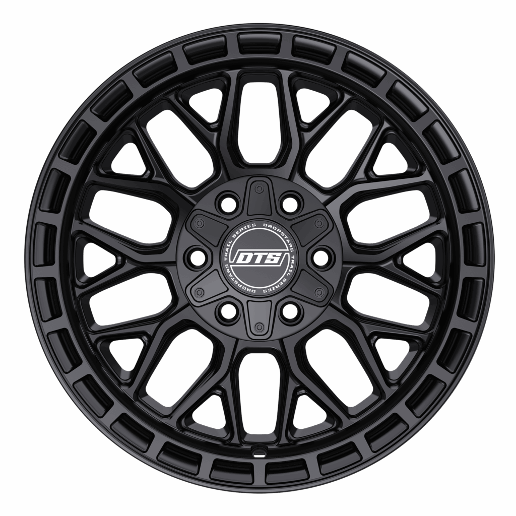 DROPSTAR TRAIL SERIES 605SB WHEELS 5X5.0(127) & 5X5.5(139.7) - SATIN BLACK